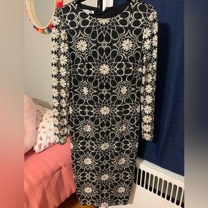 Maggie London Black and White Dress